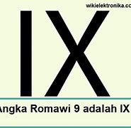 9 Angka Romawi